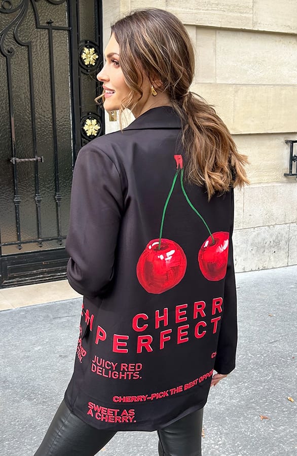 Detailed Cherry Blazer Gigi – shoparchief — foto 3