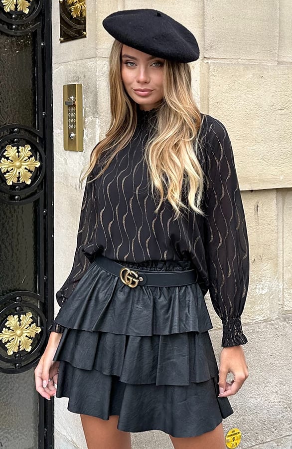Col Blouse Philley Gold