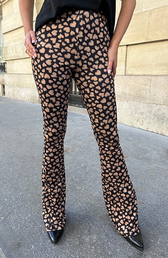 Janine Flared Broek Hartjes Camel – shoparchief — foto 2