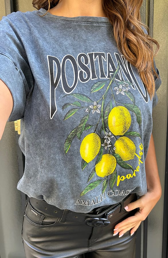 Lemon T-Shirt Malon Washed – shoparchief — foto 3