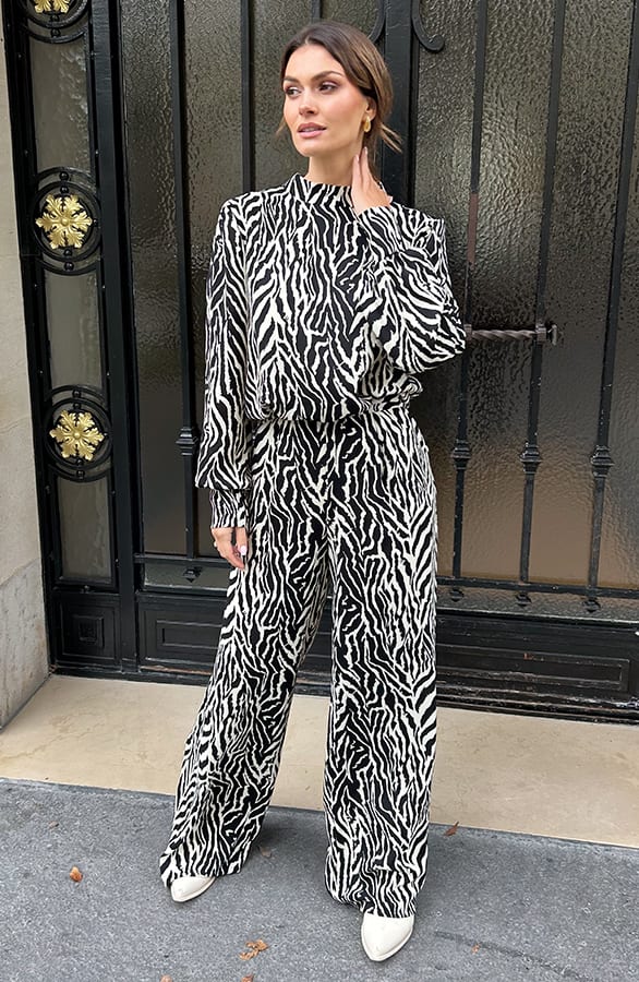 Blouse Long Sleeve Lilly Zebra – shoparchief — foto 7