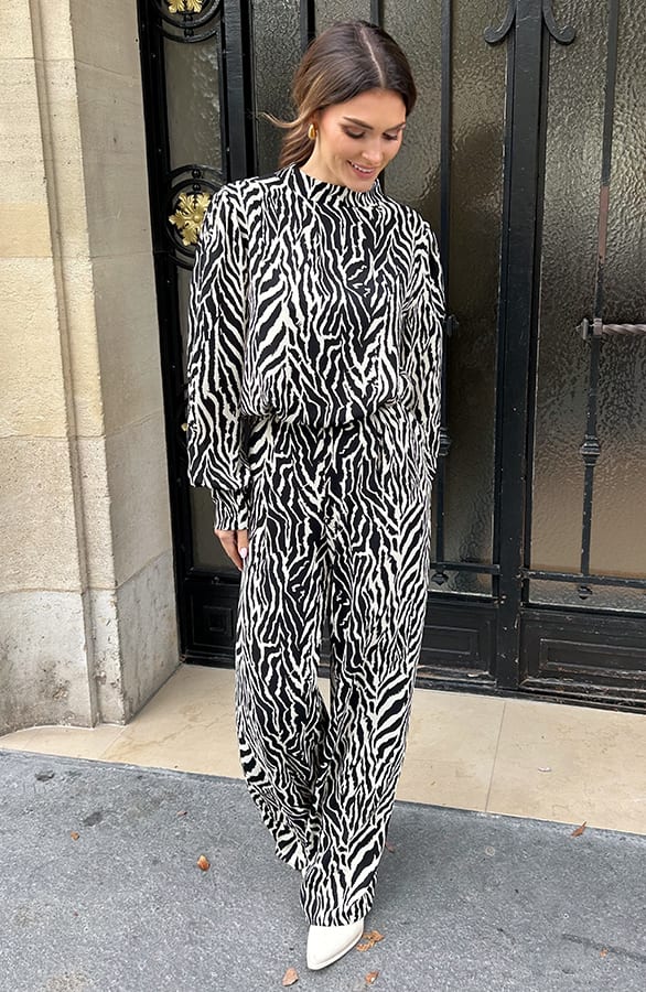 Blouse Long Sleeve Lilly Zebra – shoparchief — foto 6