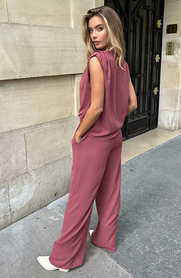 Pantalon Lilly Dust Roze Petite – shoparchief — foto 4