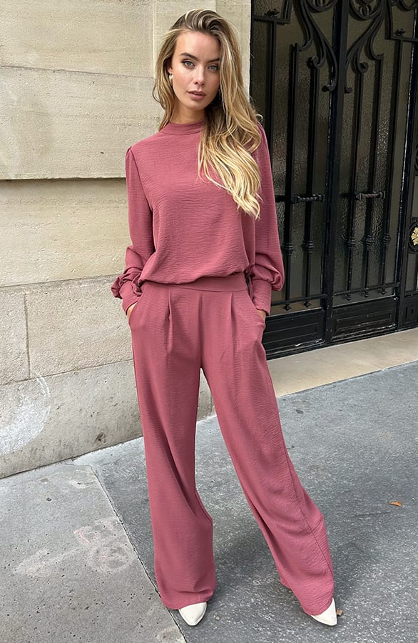 Pantalon Lilly Dust Roze Petite – shoparchief — foto 3