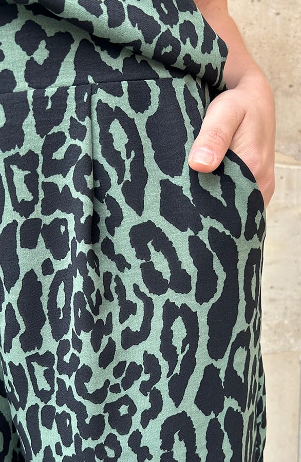 Pantalon Lilly Leopard Army Regular – shoparchief — foto 7