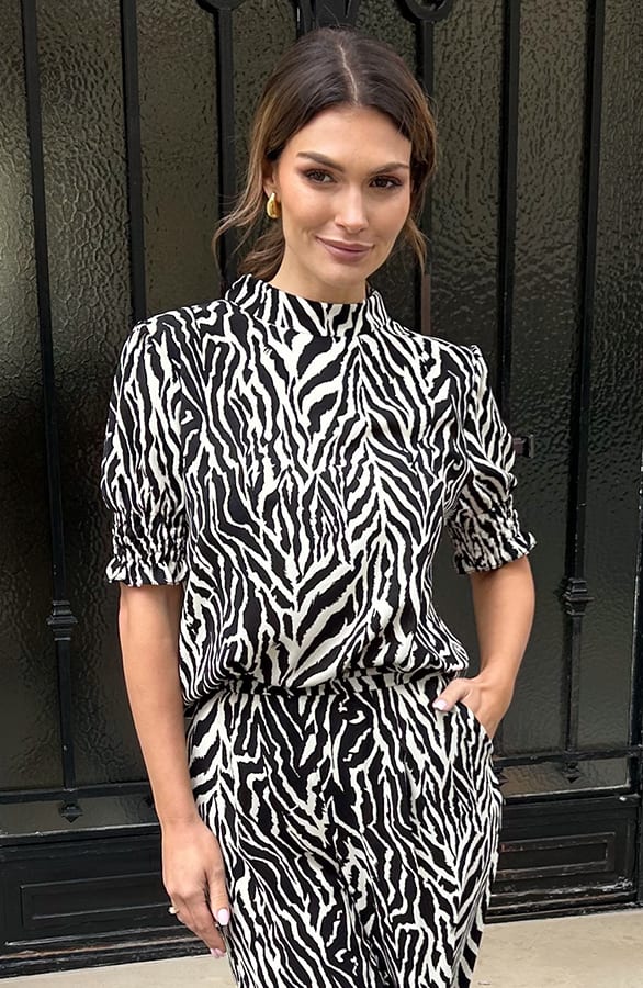 Short Sleeve Top Lilly Zebra – shoparchief