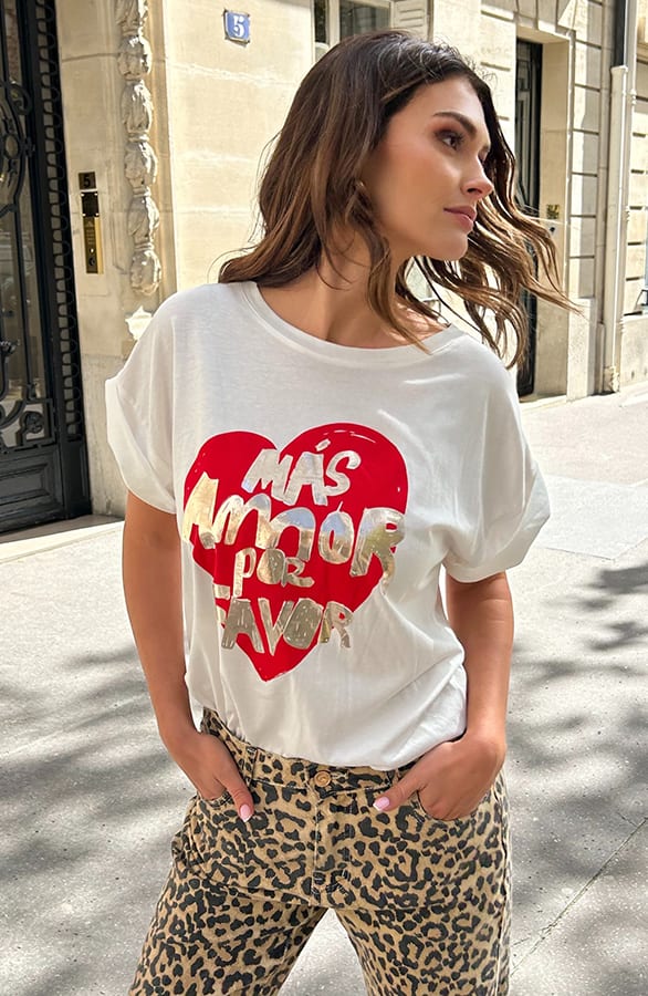 Metallic Heart Top Jenthe – shoparchief — foto 4