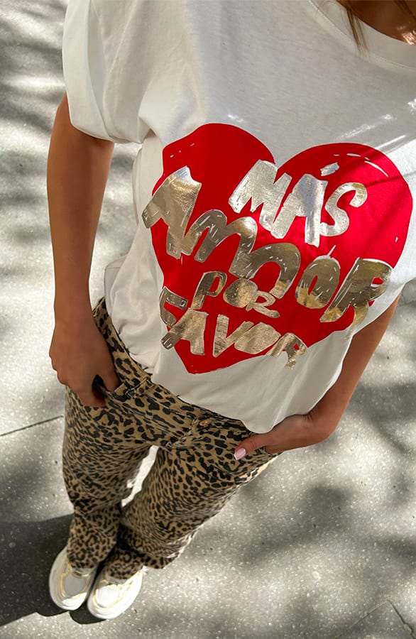 Metallic Heart Top Jenthe – shoparchief — foto 6