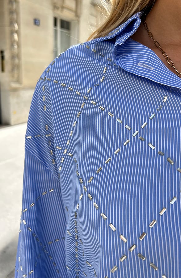 Oversized Strass blouse Wendy – shoparchief — foto 6