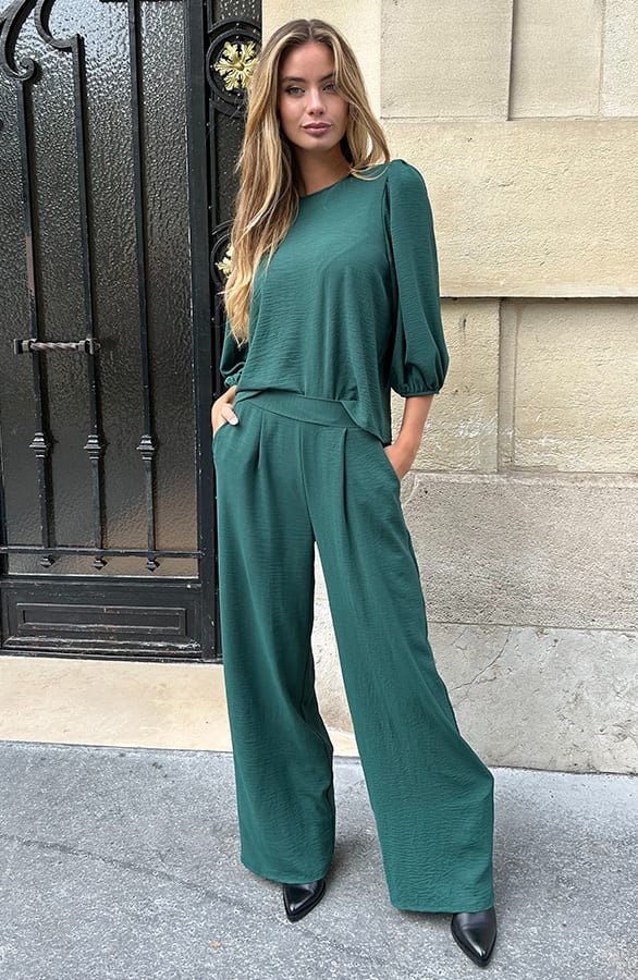 Pantalon Lilly Emerald Regular – broeken — foto 8