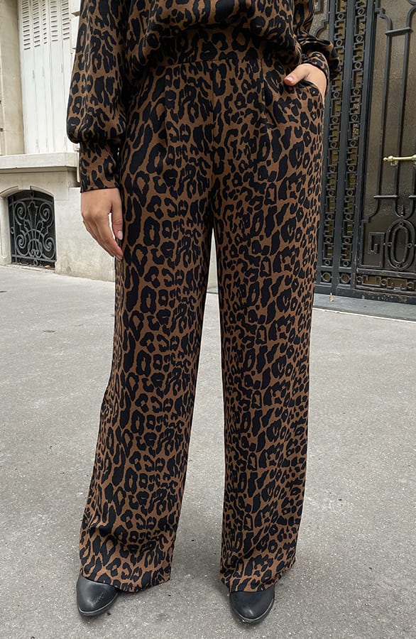 Pantalon Lilly Leopard Tall – shoparchief