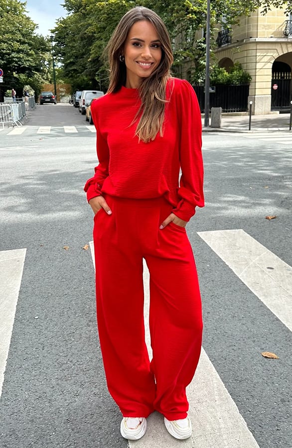 Pantalon Lilly Rood Regular – broeken — foto 3