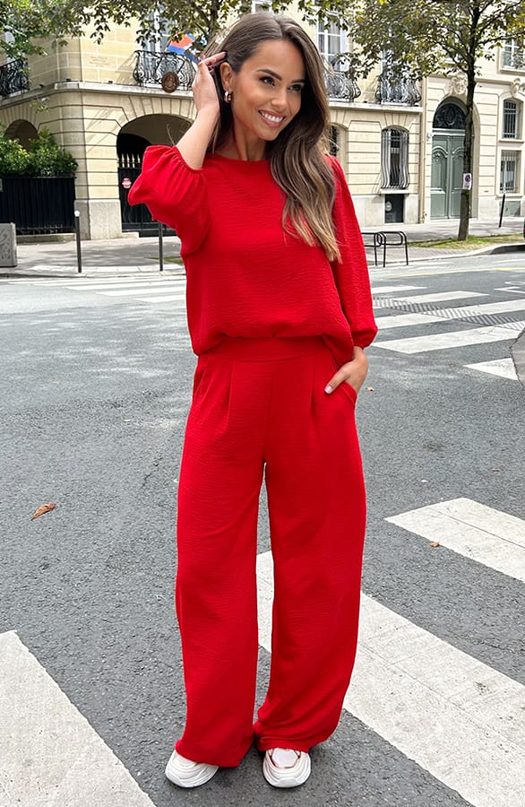Pantalon Lilly Rood Regular – broeken — foto 6