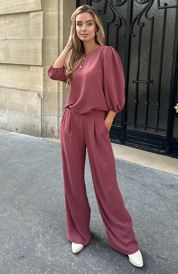 Pantalon Lilly Dust Roze Tall – shoparchief — foto 5