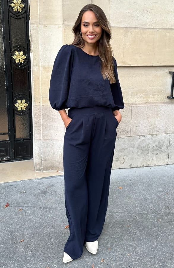 Puff Sleeve Top Lilly Marine – shoparchief — foto 5