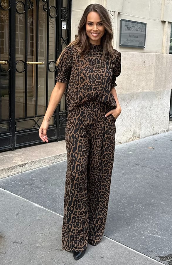 Short Sleeve Top Lilly Leopard – shoparchief — foto 4