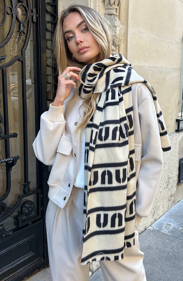 Soft Sjaal Dames Celeste Beige – shoparchief — foto 2
