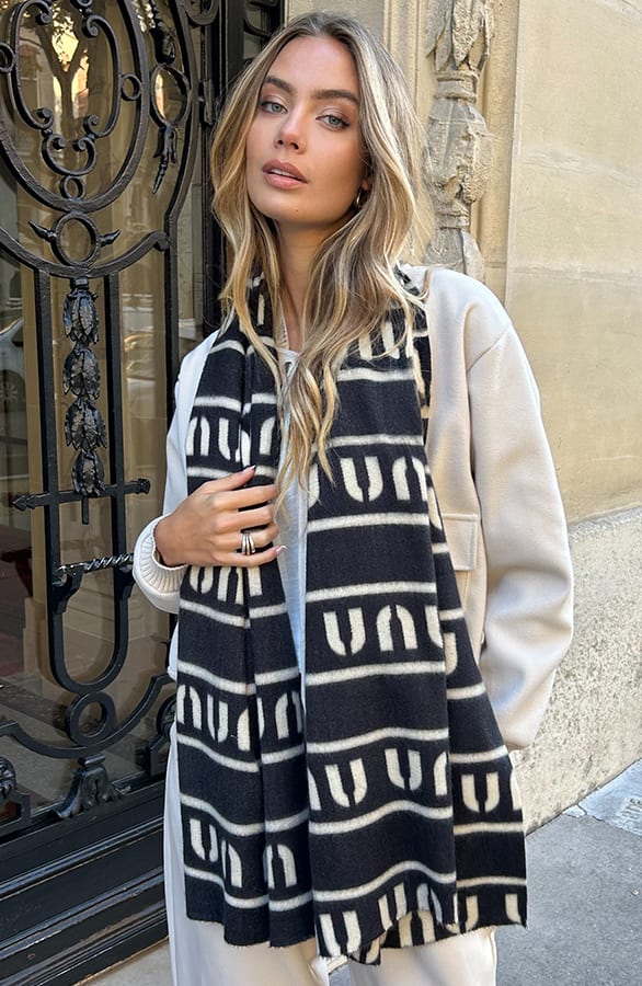 Soft Sjaal Dames Celeste Zwart – shoparchief
