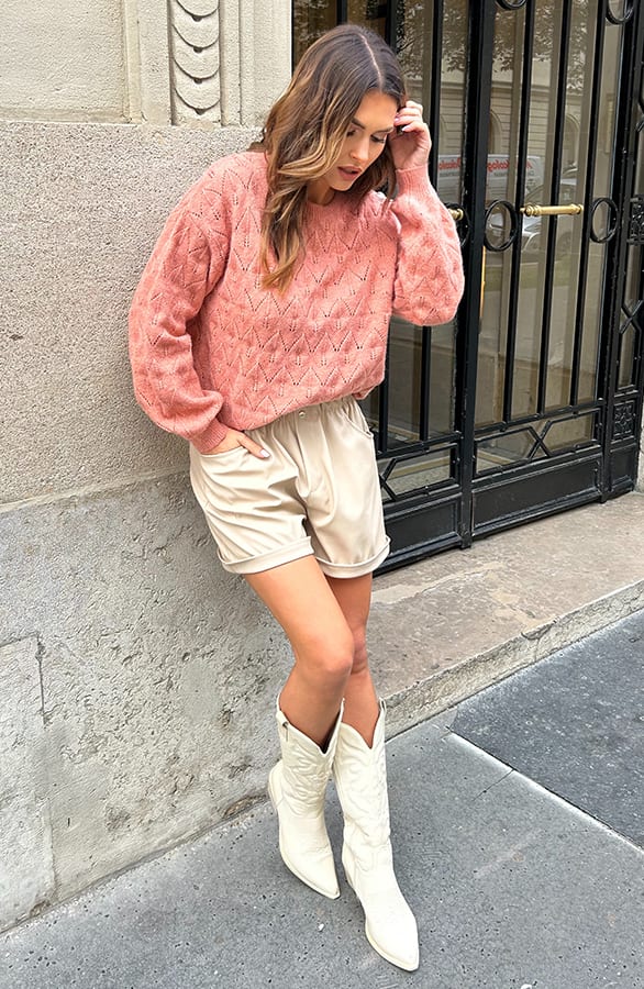 Soft Sweater Hartjes Jill Dust Roze – shoparchief — foto 9