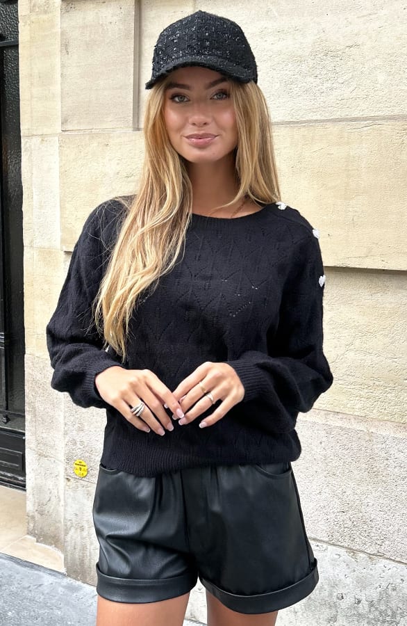 Soft Sweater Hartjes Jill Zwart – truien — foto 4