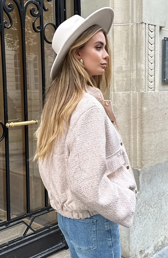 Sparkly Bomber Marie Dust Pink – shoparchief — foto 3