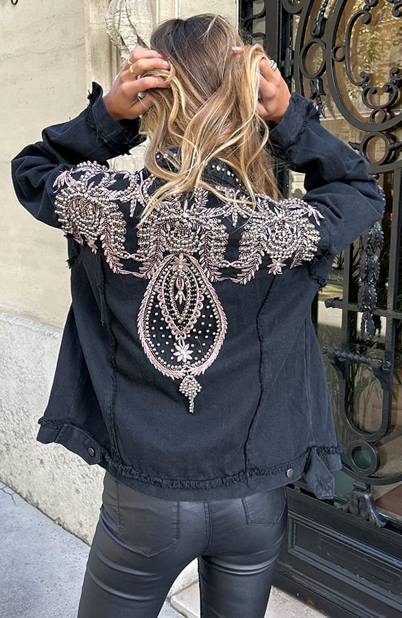 Studs Jacket Fenne Zwart 2.0 – jassen