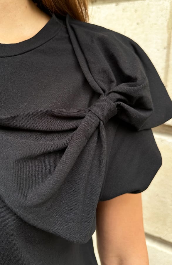 Top Met Strik Laure Zwart – shoparchief — foto 5