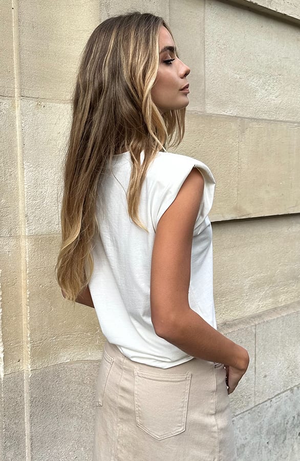 Top Schoudervulling Jade Wit – shirts & tops — foto 10