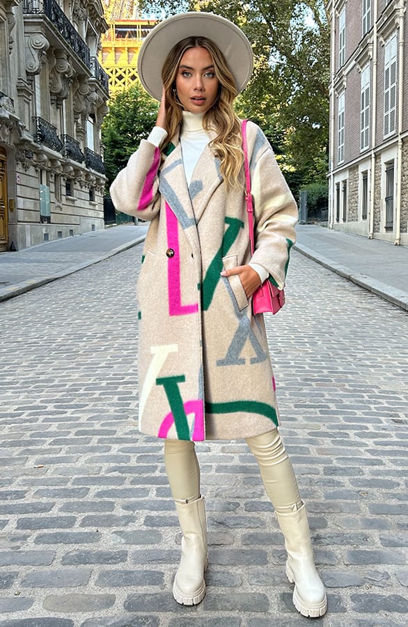 Woven Oversized Jacket Olive Multicolor – shoparchief