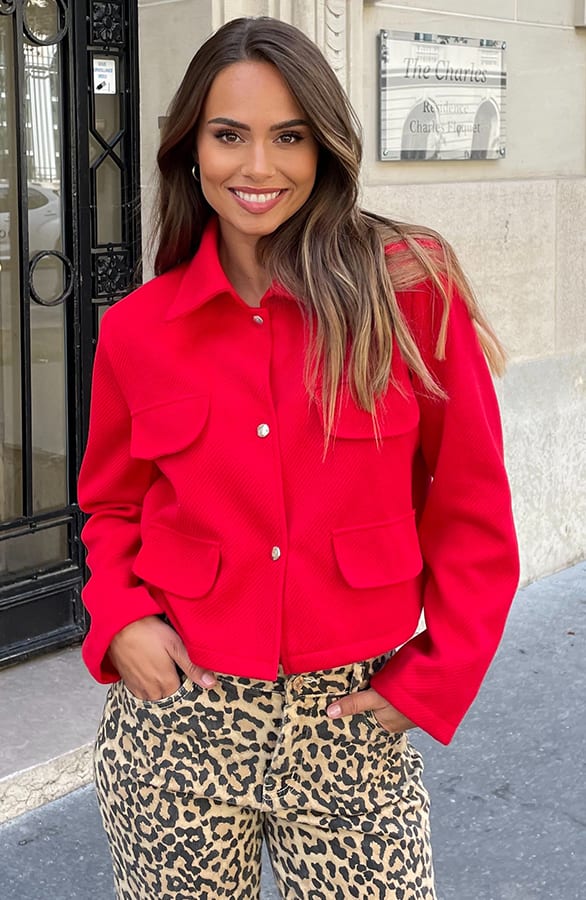 Bomber Jacket Liora Rood – vesten — foto 4