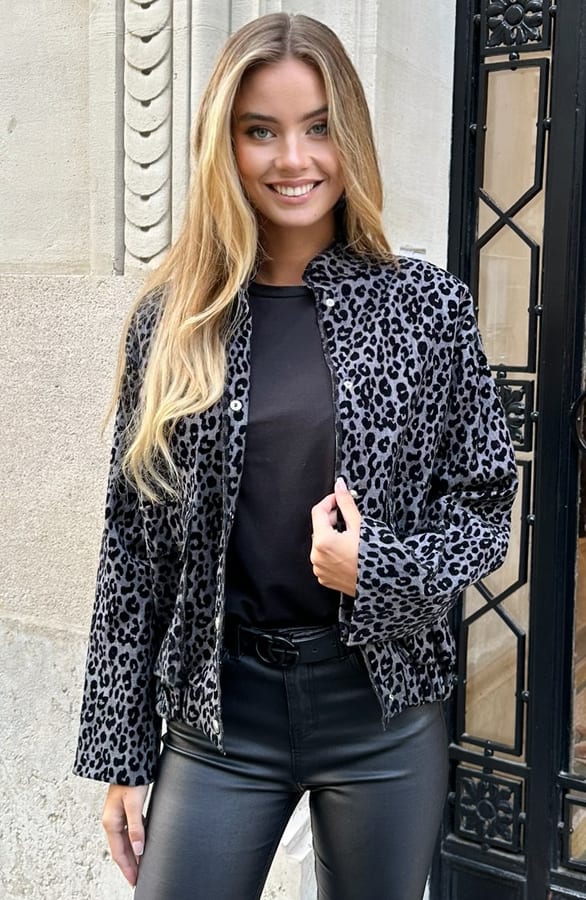 Leopard Jacket Camilla Velvet – shoparchief