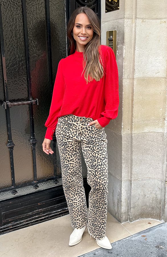 Leopard Mom Jeans Anna-Sophie – shoparchief — foto 12