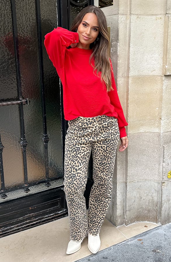 Leopard Mom Jeans Anna-Sophie – shoparchief — foto 11