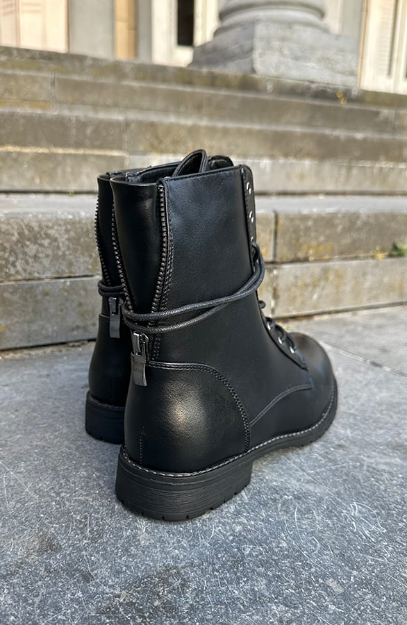 Ruby Zip Boots Black – schoenen — foto 3