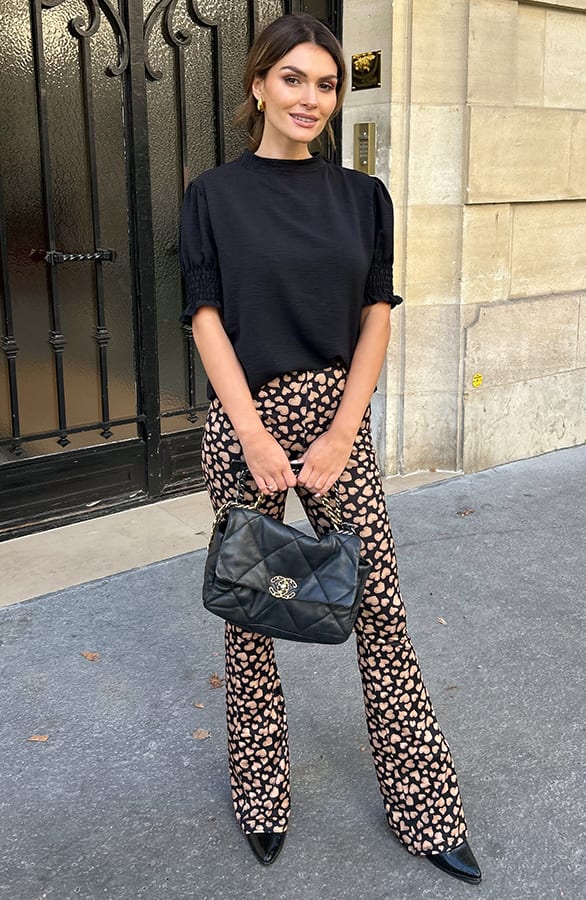 Short Sleeve Top Lilly Zwart – shirts & tops — foto 11