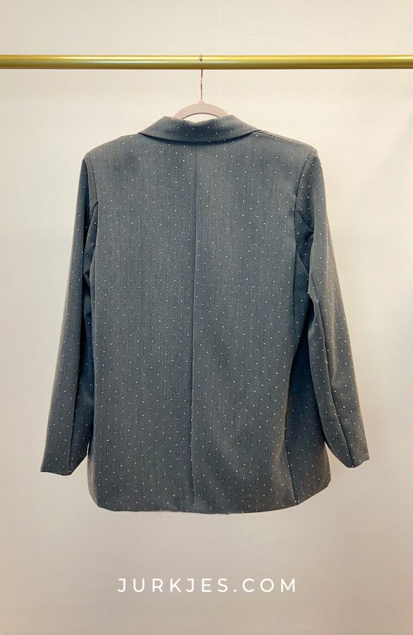 Strass Blazer Staci Grijs – shoparchief — foto 2