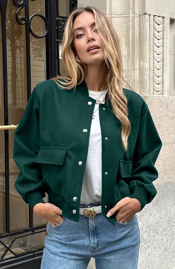 Bomberjacket Danita Emerald – shoparchief — foto 4