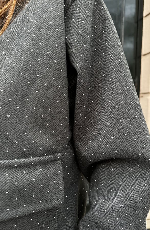 Bomberjacket Danita Strass Grijs – shoparchief — foto 9