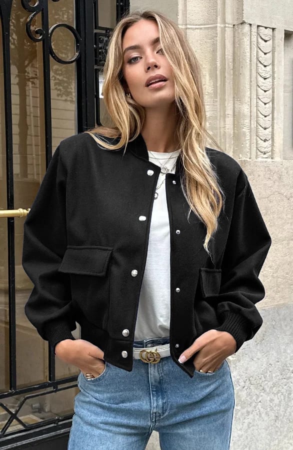 Bomberjacket Danita Zwart – jassen — foto 4
