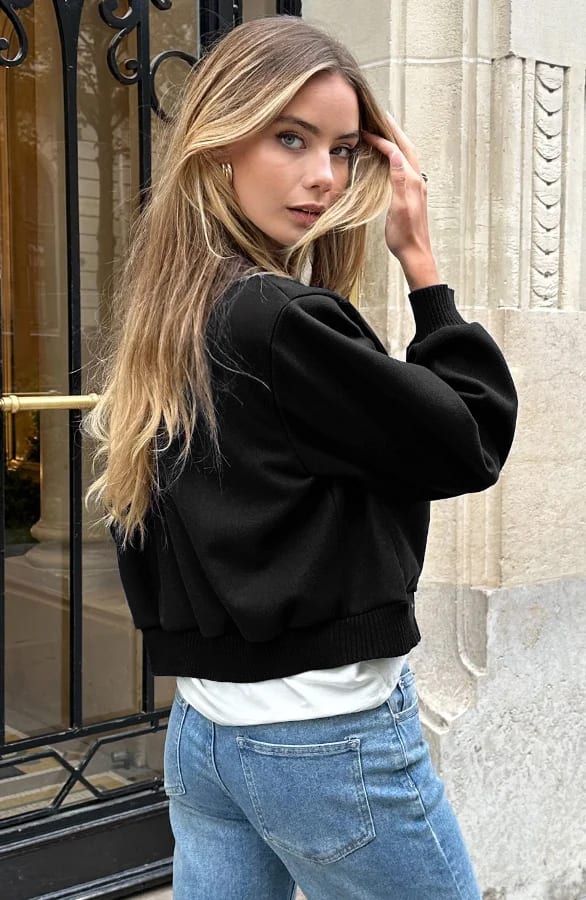 Bomberjacket Danita Zwart – jassen — foto 3
