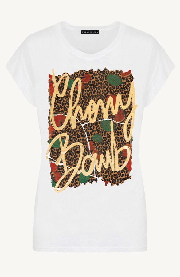 Cherry Bomb Leopard Top Jenthe – shoparchief