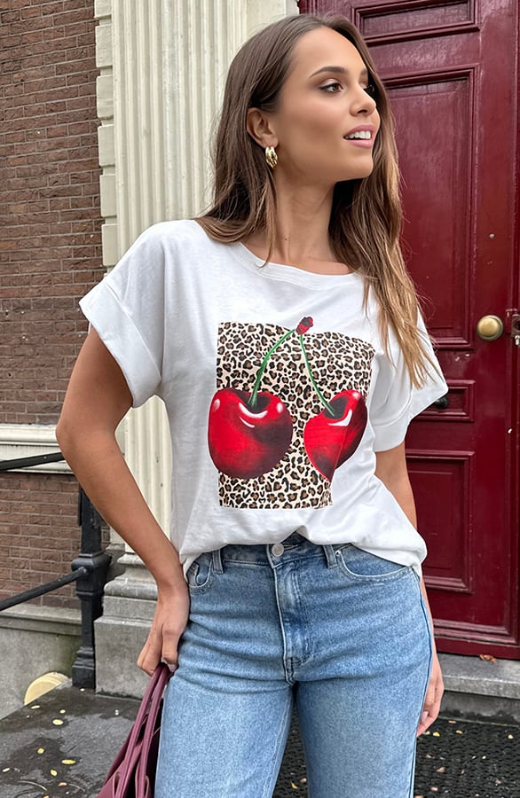 Cherry Leopard Top Jenthe – shoparchief — foto 7