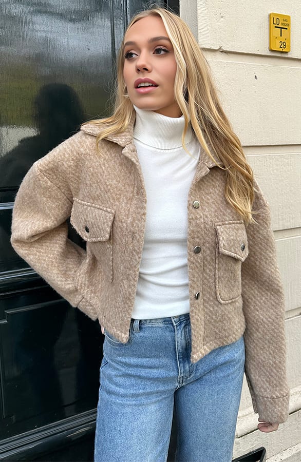 Cropped Jacket Stormi Beige – shoparchief — foto 5