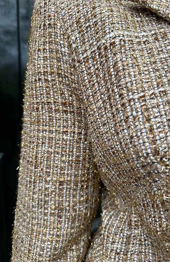 Elegant Boucle Blazer Taylor Goud – shoparchief — foto 6
