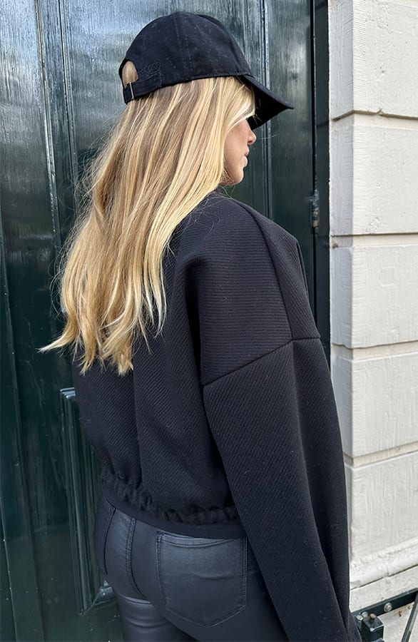 Exclusive Bomber Jacket Romi Zwart – shoparchief — foto 5