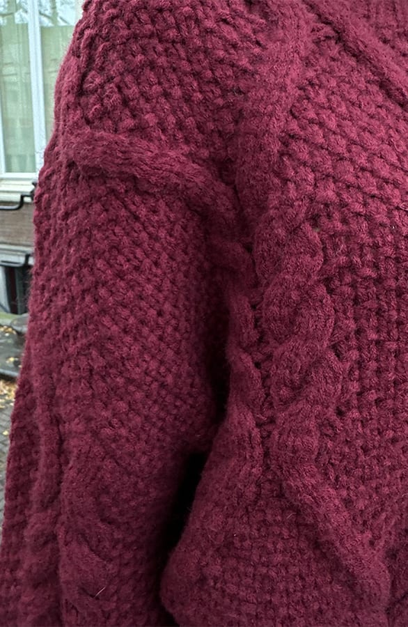 Kabel Trui Fenna Burgundy – shoparchief — foto 9