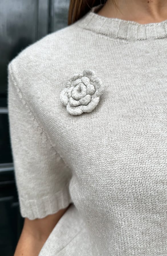 Knitted Rozen Top Selena Light Beige – shoparchief — foto 9