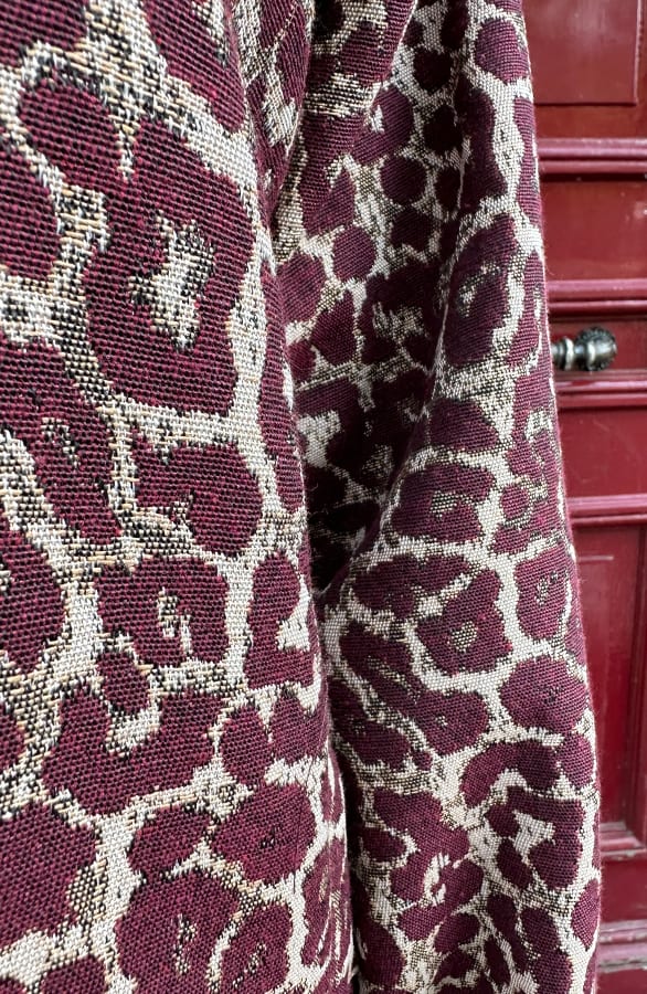 Leopard Bomber Yuli Burgundy – shoparchief — foto 6