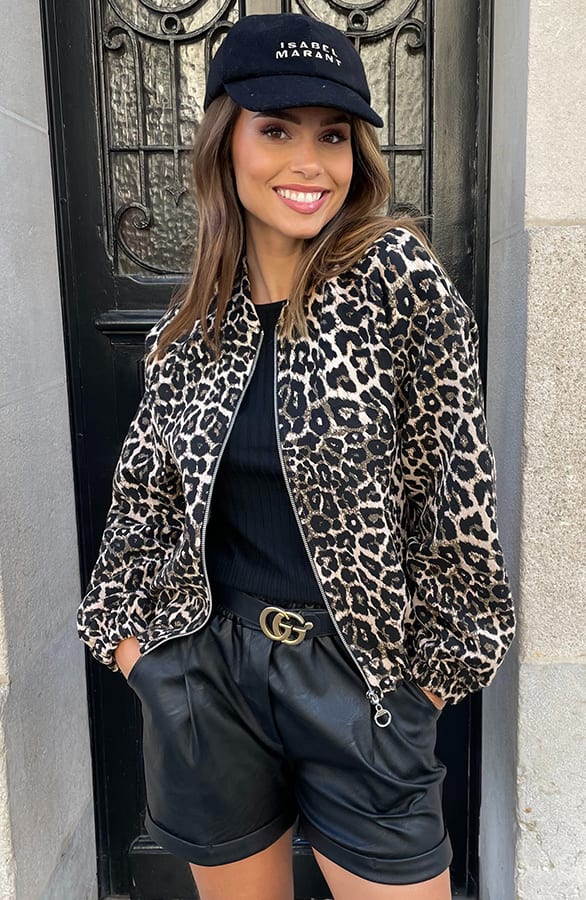 Leopard Oversized Bomberjacket Floor – shoparchief — foto 2