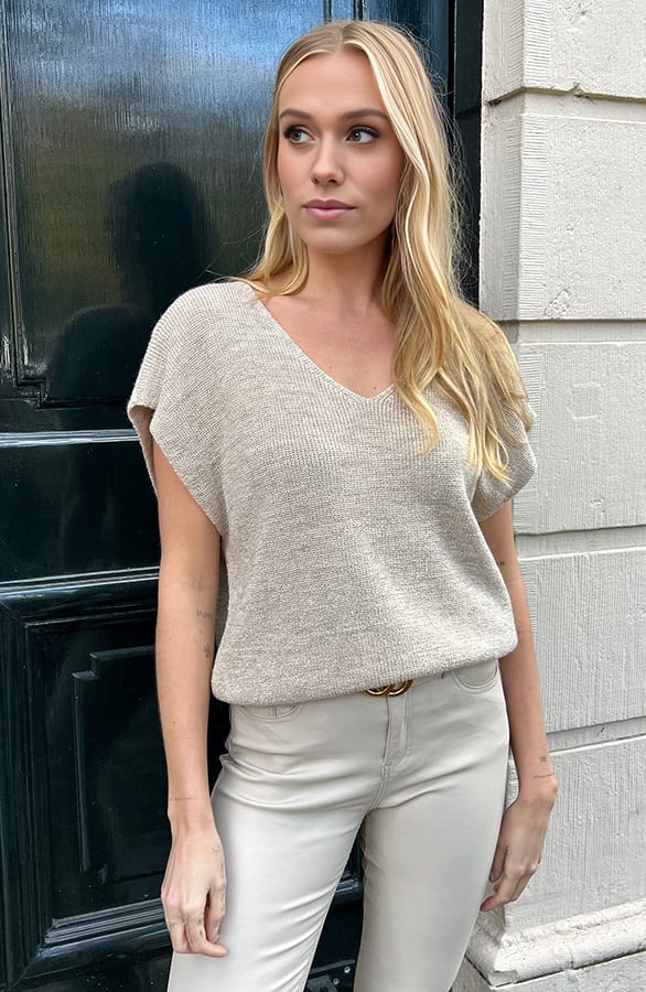 Lurex Top Beaudien Beige – shoparchief — foto 8